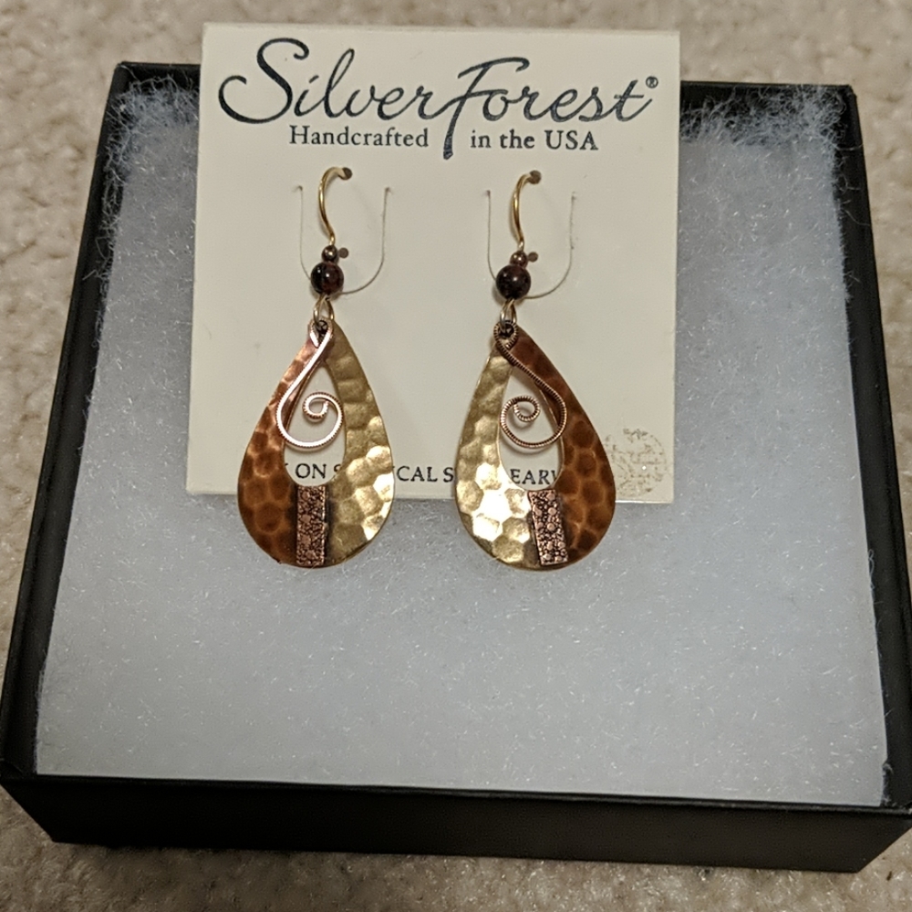 Silver Forest Earrings